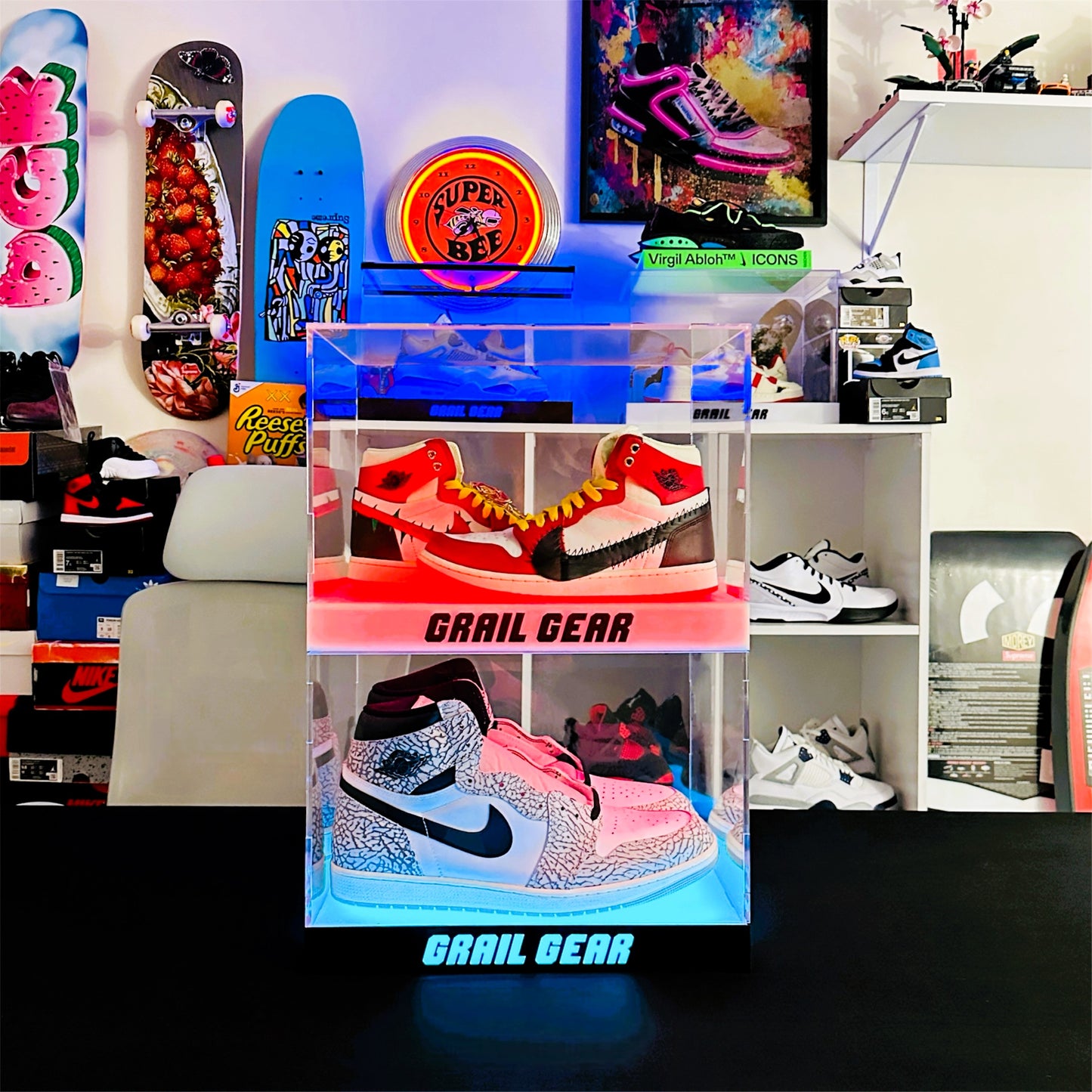 Grail Box-Premium Sneaker Storage & Display with LED Cusomization